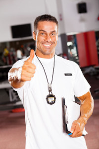 Image of a coach giving thumbs up.